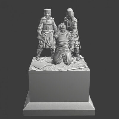 Medieval diorama - Heroes on the battlefield