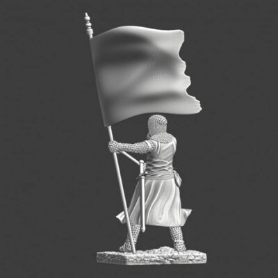 Medieval Banner Knight - Wargaming command