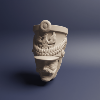 Prussian Landwehr Cavalry Head F 10