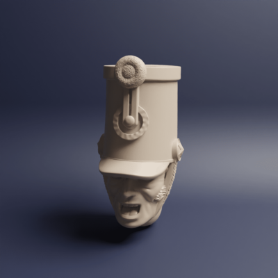 Prussian Landwehr Cavalry Head F 3