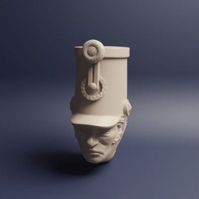 Prussian Landwehr Cavalry Head F 4