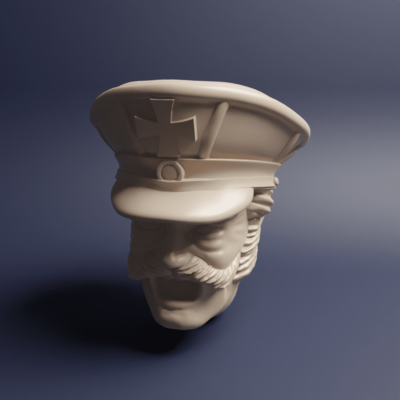 Prussian Landwehr Head A 2