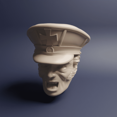 Prussian Landwehr Head A 3