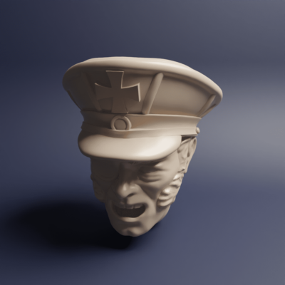 Prussian Landwehr Head A 5