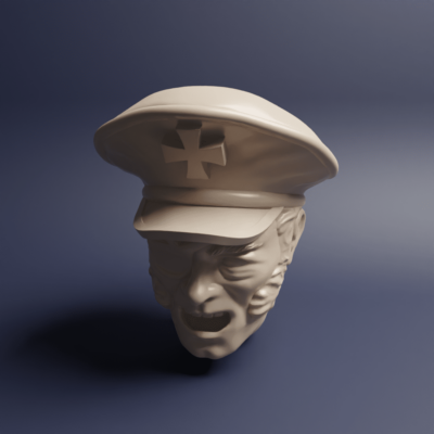 Prussian Landwehr Head B 12