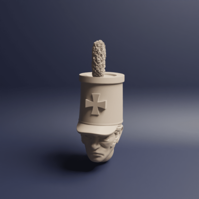 Prussian Landwehr Head C 4