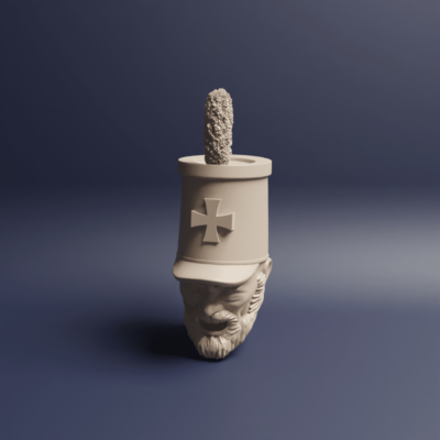 Prussian Landwehr Head C 6