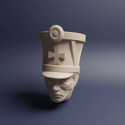 Prussian Landwehr Head D 9