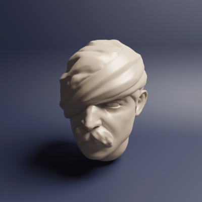 Prussian Landwehr Head E 8