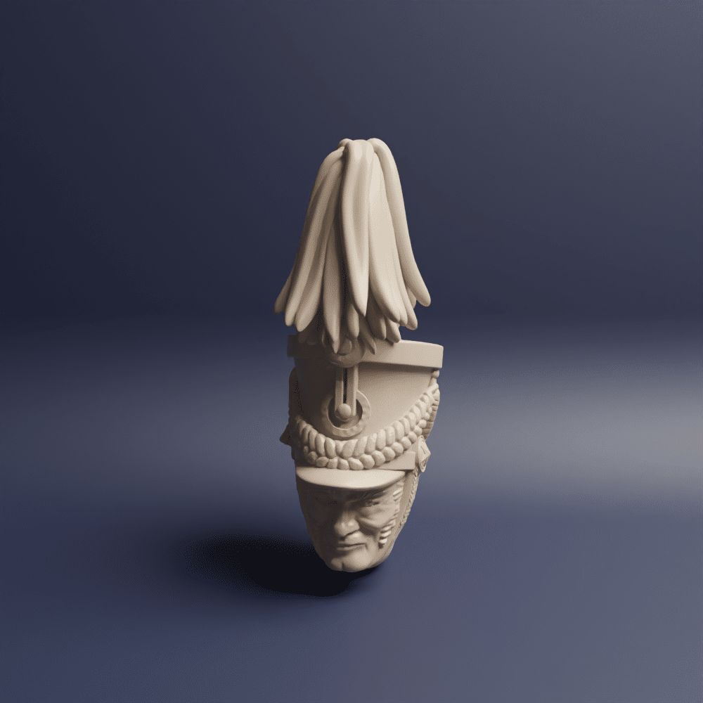 Prussian Landwehr Lutzow Free Corps Head 5