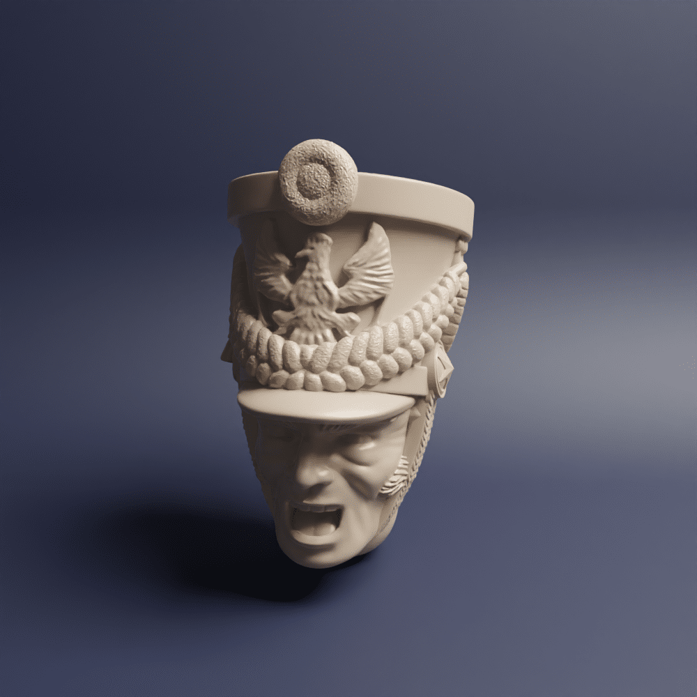 Prussian Landwehr Officer Charging 3 head