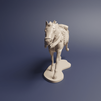 Prussian Landwehr Officer Charging horse 2