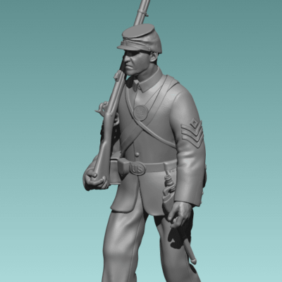 Civil War Soldier Union v7 marching
