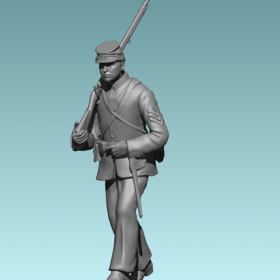 Civil War Soldier Union v6 marching