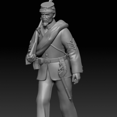 Civil War Soldier Union v9 marching