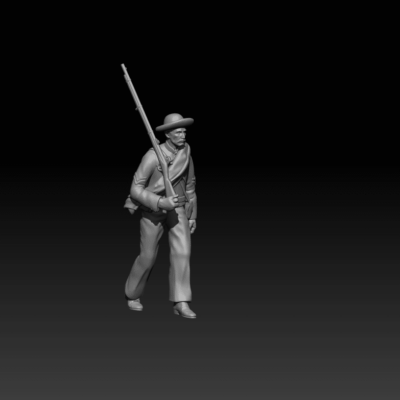 Civil War Soldier Confederate v11 marching