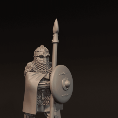 Huscarl Spearman at Rest v4