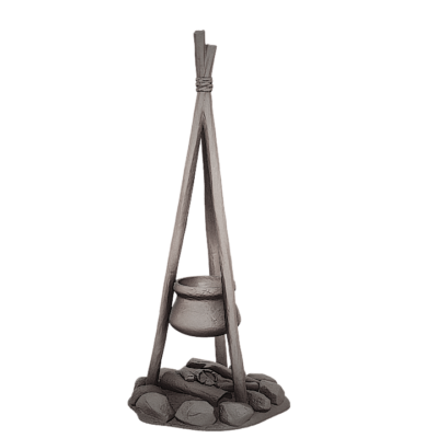 Native American Cook Camp Fire