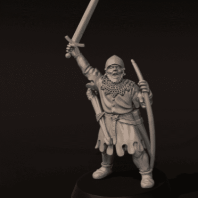 100 Year War 13th Century Archer Captain