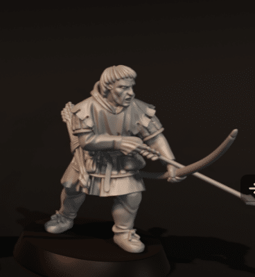 100 Year War 13th Century Medieval Archer v8