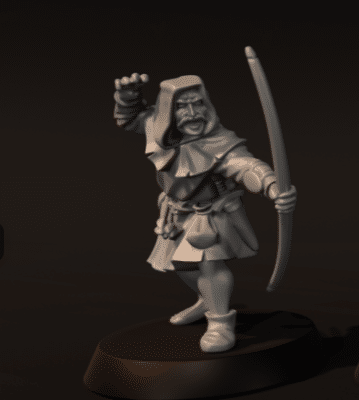 100 Year War 13th Century Whelsh Archer v1