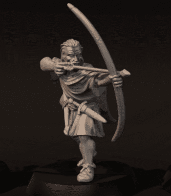 100 Year War 13th Century Whelsh Archer v2