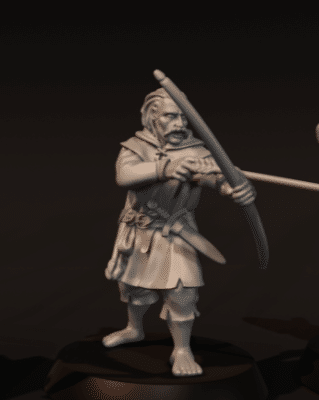 100 Year War 13th Century Whelsh Archer v3
