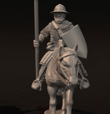 13th 14th century Mounted Scottish Sergeants v2