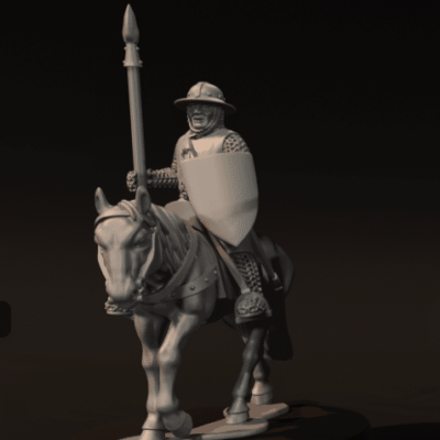 13th 14th century Mounted Sergeants v5