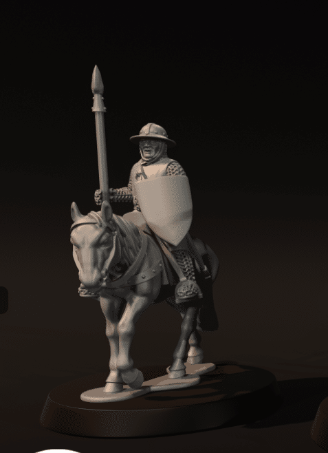 13th 14th century Mounted Sergeants v5