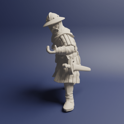 14th Century Scottish Pikemen 4