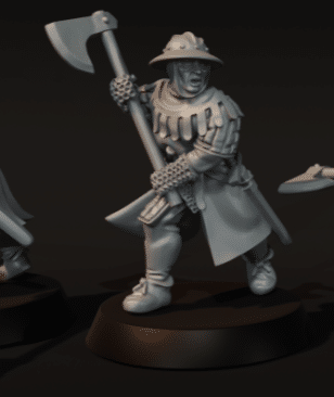 Early 14th Century Men at Arms Two Handed Weapons v2