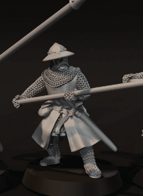 Early 14th Century Scottish Pikemen v3