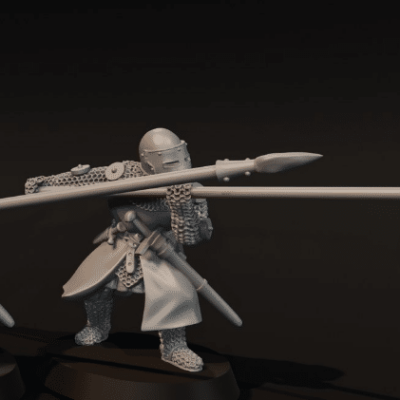 Early 14th Century Scottish Pikemen v4