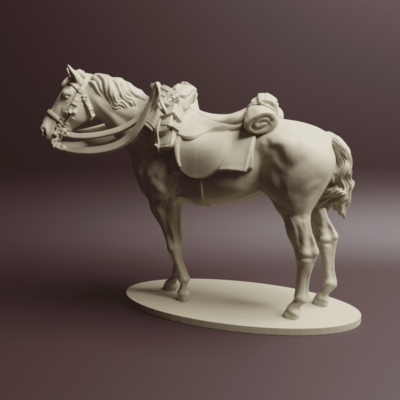 Early WW2 German cavalry horse 1