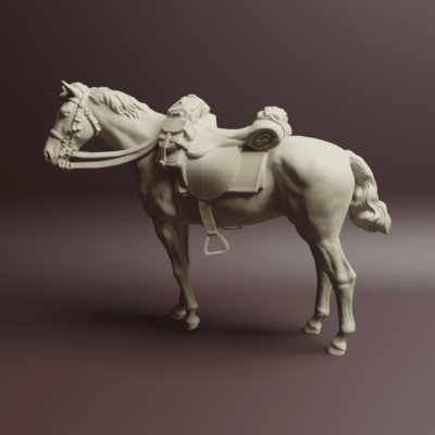 Early WW2 German cavalry horse 10