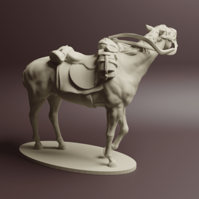 Early WW2 German cavalry horse 4