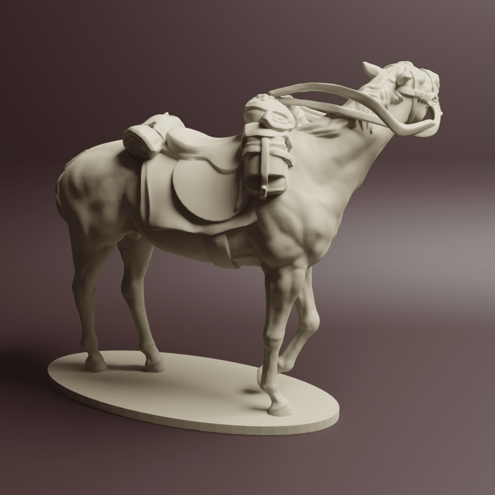 Early WW2 German cavalry horse 4