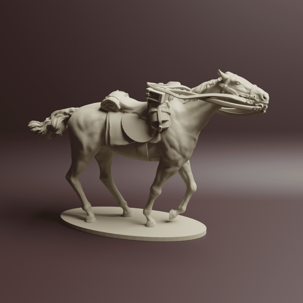 Early WW2 German cavalry horse 7