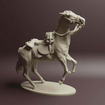 Early WW2 German cavalry horse 8