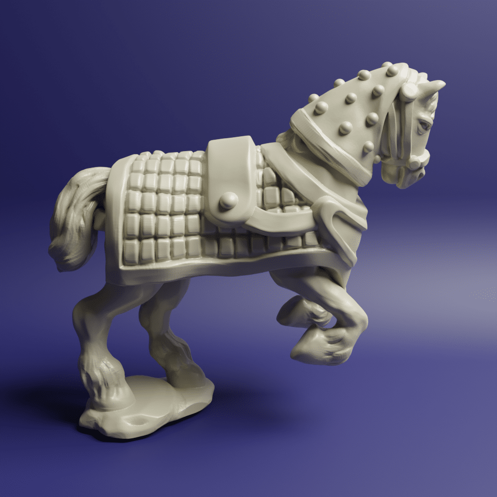 Hittite heavy chariot horse 4