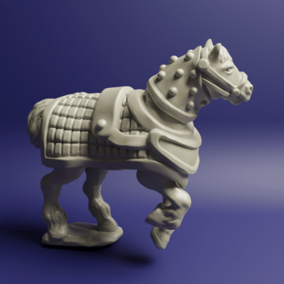 Hittite heavy chariot horse 5