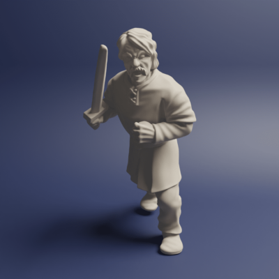 Medieval Ceorl Warriors With Swords Ceorl Warrior 4