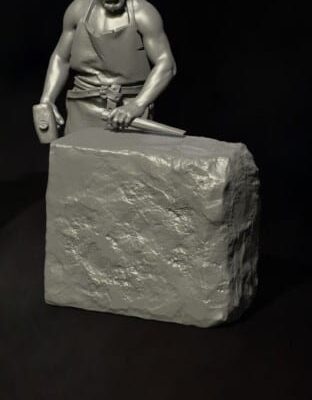 Medieval Craftsmen Mason working