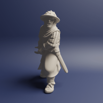 Medieval Men at Arms with a 2 Handed Weapon 2