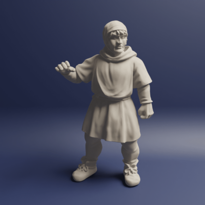 Medieval Peasant at Rest 2