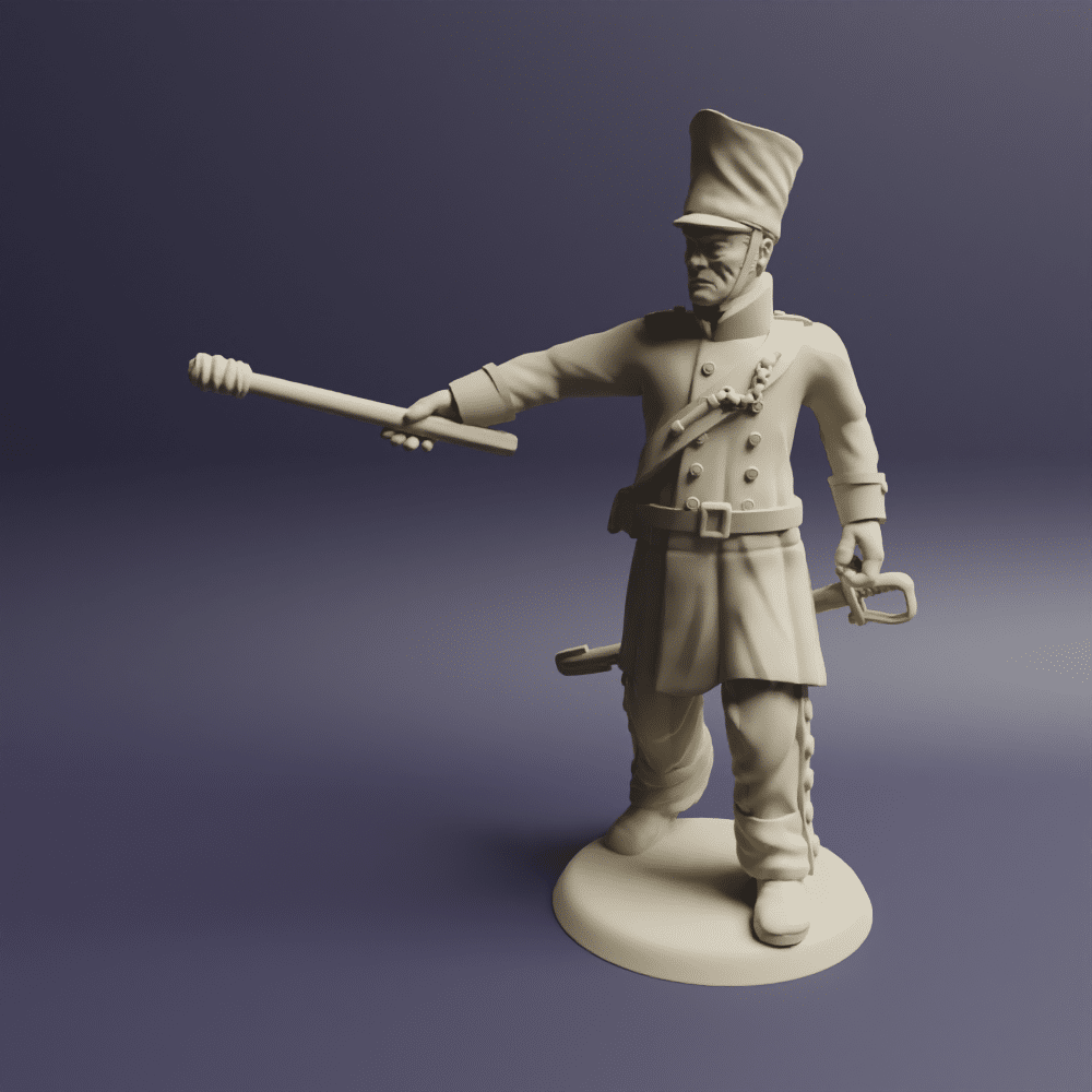 Prussian Artillery in Greatcoat 10