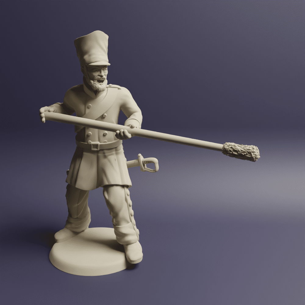 Prussian Artillery in Greatcoat 6