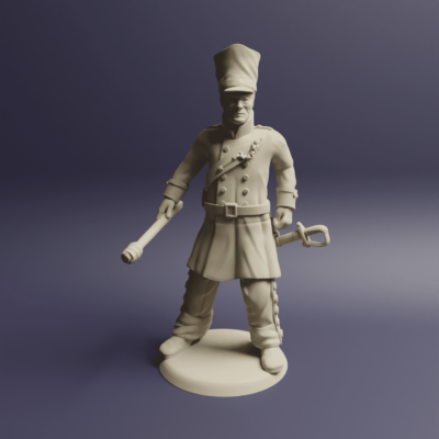 Prussian Artillery in Greatcoat 7