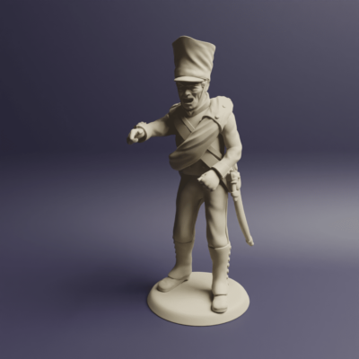 Prussian Foot Artillery with covered shako 11